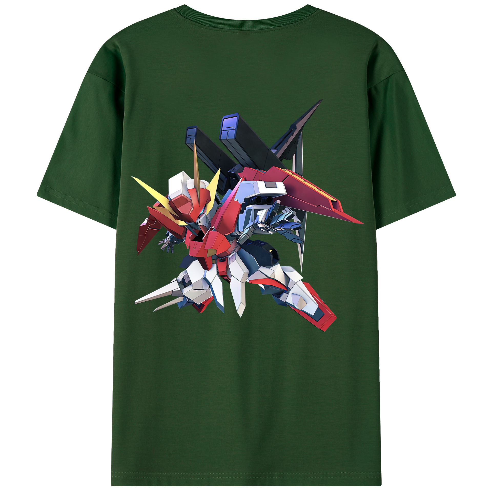 （画像用） 機動戦士ガンダム Mobile Suit Gundam 綿100％半袖Tシャツ（背面プリント）